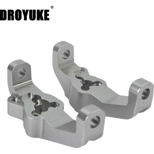 Droyuke high quality Special offer Front C Hub Caster Mounts for 1/10 Redcat GEN8 Scout II RC Crawler 2PCS Metal Accessories