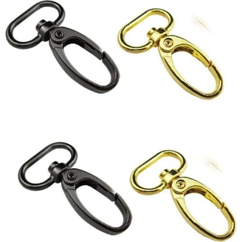 60 Pcs Metal Swivel Lobster Clasps Clips Snap Hooks Findings lanyard Strap 25mm