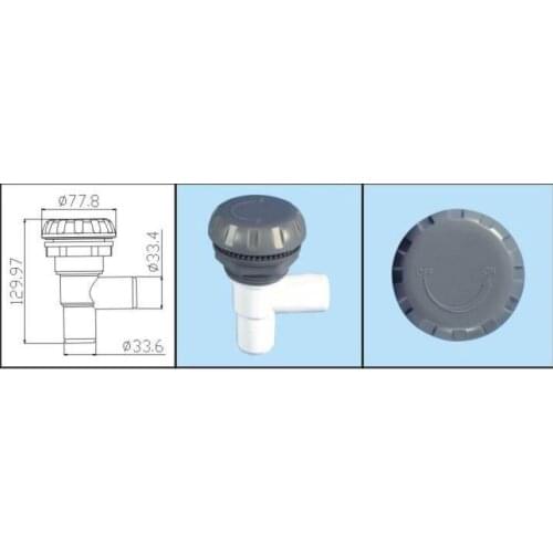 1" inch hot tub spa air regulator valve