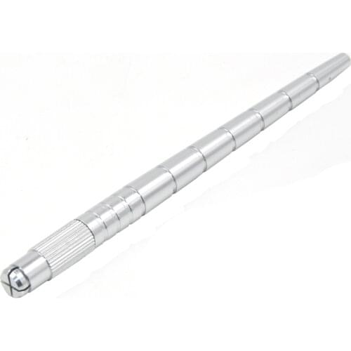 1pcs siliver Tebori Pen Microblading pen tattoo machine for permanent makeup eyebrow tattoo manual pen microblading