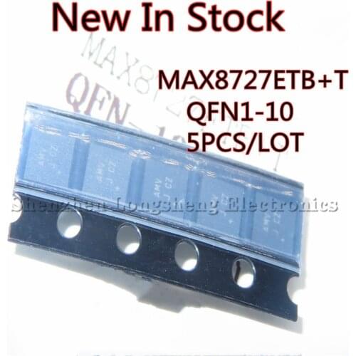 5PCS/LOT AMV MAX8727ETB+T TDFN10 LCD step-up DC converter