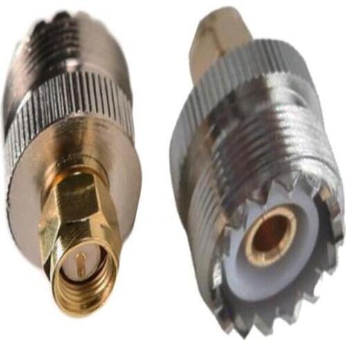 5pcs UHF SO239 Female to SMA male RF Coax Cable Adapter Connector