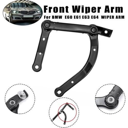 61617185366 Car Front Right Windshield Wiper Arm LHD Left Hand Drive For BMW E60 E61 E63 E64 Car Accessories