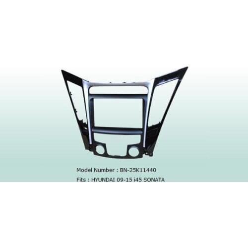 Car Fascias 2 Din Audio Panel Frame Dash Kit For Hyundai i45 Sonata 2009 2010 2011 2012 2013 2014 2015