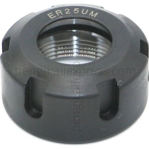 ER25 - UM Collet Clamping Nuts for CNC Milling Chuck Holder Lathe, Thread Pitch M32 x 1.5 for The Same Type of Extension Rod
