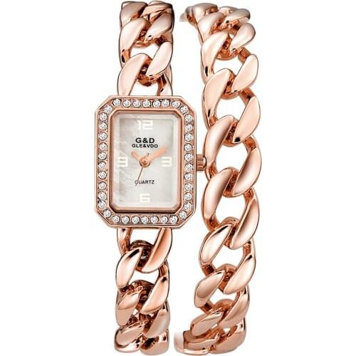 Diamond Silver Ladies Bracelet Watches Luxury Brand Classic Small Quartz Wristwatch Women Girls Fashion Clock Gifts Montre Femme