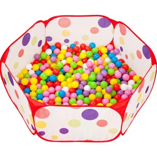 Balls For Dry Pool Kids Foldable Ball Pit Baby Playpen For Children Ball Pool Portable Fence Kids Safety Barrier Game House Toys