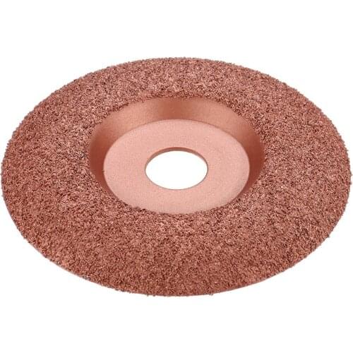 Drillpro Tungsten Carbide Shaping Dish 125mm Diameter 22mm Bore Wood Shaping Disc Wood Carving Disc Angle Grinder Disc - 120