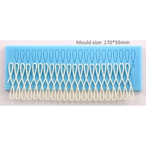 DIY European relief lace mold fondant cake molds chocolate mould for the kitchen baking Silicone Sugar Decoration Tools FM886