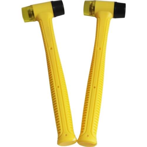 Double Face Soft Tap Rubber Hammer For Multifunctional Hand Tool Hard Plastic And Non Slip Plastic Grip Perfect Tool 22cm