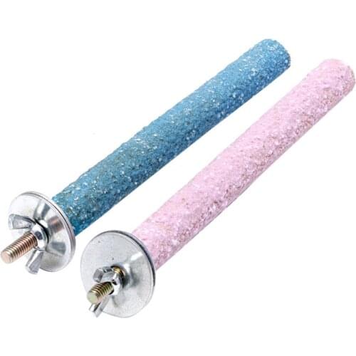 Pet Grinding Toys,Colorful Pet Bird Parrot Chew Paw Grinding Toys Harness Cage Clean Tool