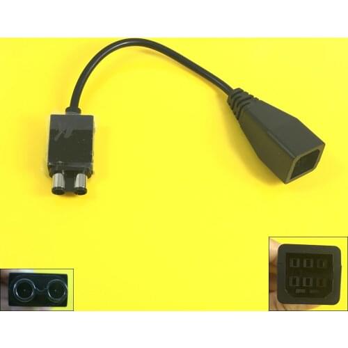 JCD Black Power Supply Socket Plug Adapter Convert Cable Cord For XBox 360 To For Xbox ONE Gaming Console