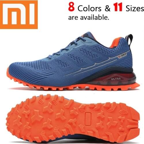 Xiaomi Mens Trail Running Shoes Casual Lightweight Comfortable Breathable Mesh Shoes Men Outdoor Walking Jogging Sneakers