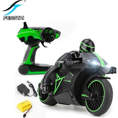 Cool Mini High Speed Remote Control Motorcycle Model Toy Fashion Drift Electric Children 2.4Ghz Racing Toy Gift