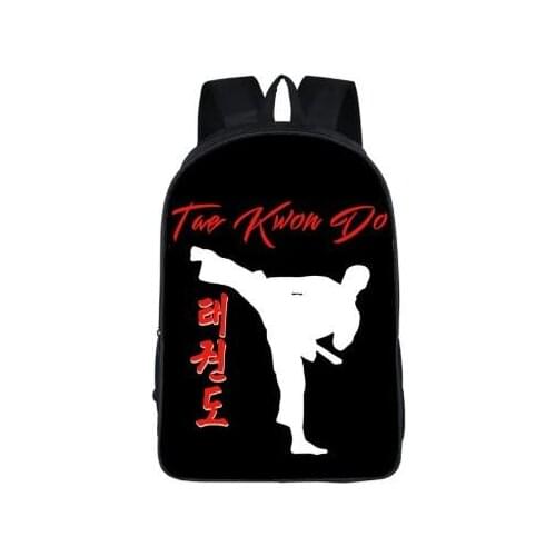 Cool Martial Art Judo / Taekwondo / Karate / Aikido Backpack For Teenage Boys Cobra Kai Book Bag Children School Bags Backpack
