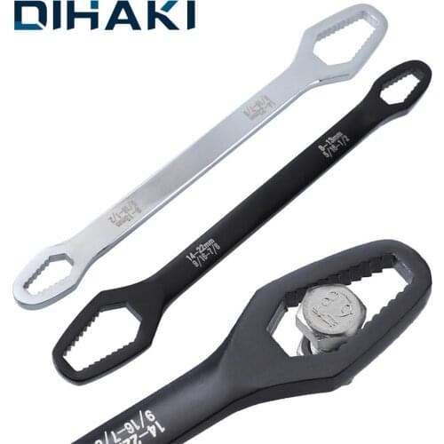 Multi-purpose Ratchet Wrench Double-headed Torx Spanner Chrome Vanadium Steel Nut Disassemble Hand Tools For Home Car Repairing