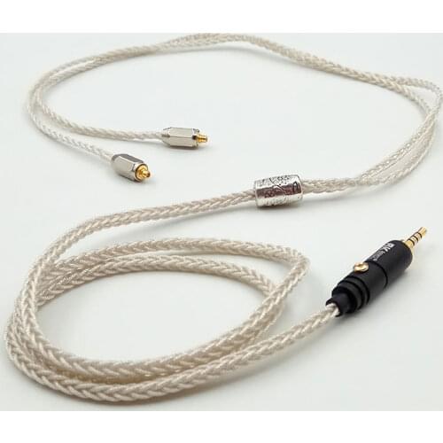 Diy upgrade cable Single crystal grain copper Music ribbon 8share se535 MMCX IM50 ue18 w4r HD650 HD600