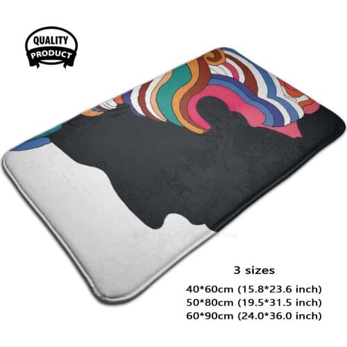 Milton Bob Dylan Poster Soft Foot Pad Room Goods Rug Carpet Glaser Mens Cute Painted Portrait Handsome Color Beautiful Young