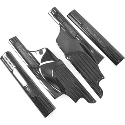 Fit for Benz GLB200/180/250 2020 Built-in Threshold Strip-Black Titanium Brushed Welcome Pedal Interior Special Modified
