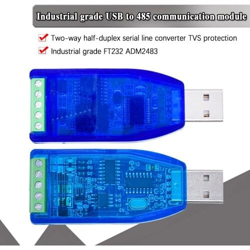Industrial USB To RS485 422 CH340G Converter Upgrade Protection Converter Compatibility Standard RS-485 A Connector Board Module