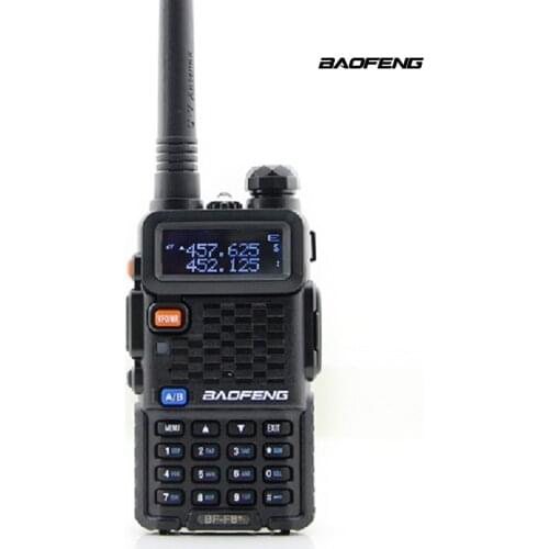 Baofeng F8+ Plus 2 Gen Ham Two Way Radio Daul Bands 5W Walkie Talkie with LCD Screen Portable Interphone & High Gain Antenna