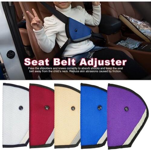 Seat Belt Adjuster Durable Washable Regulator Car Anti-Neck Neck Baby Shoulder Cover Seat Belt Positioner Child Seat Belt