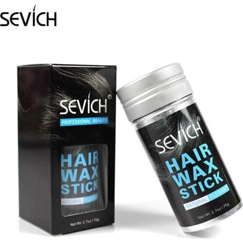 Sevich Head Hair Edge Control Solid Wax Oil Stick Styling Texturizing Dry Non-stick Natural Unisex Non Greasy Beauty Tool TSLM1