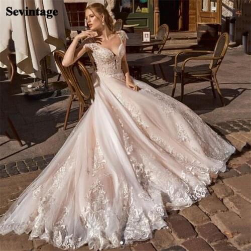 Sevintage Lace Wedding Dresses