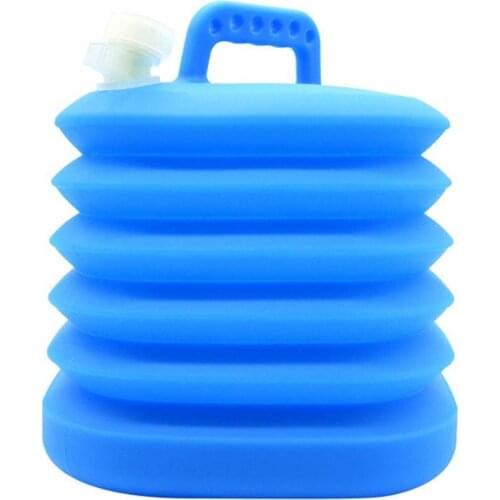 Foldable Water Containers Folding Water Bucket Outdoor Camping Water Storage Bag Plastic Foldable Camping Drinking Water Bucket