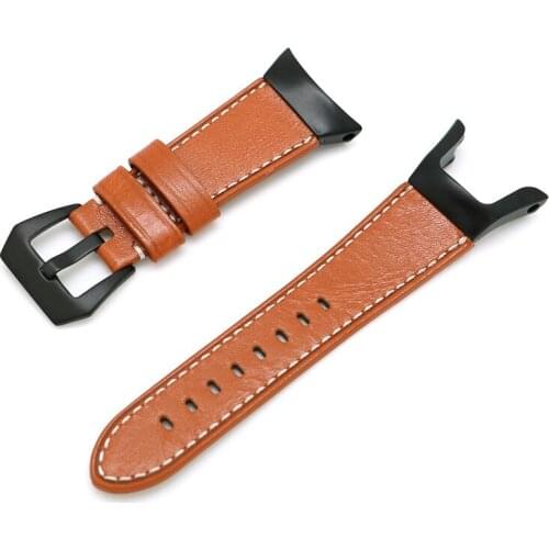 Wtitech Replacement Strap Cowhide Leather Watch Band Bracelet for Suunto Spartan trainer wrist HR