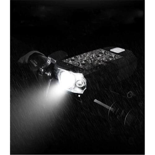 Bicycle Lights Mountain Headlights Solar Bicycle Accessories Fast Charging of USB LED X P G Lamp Beads