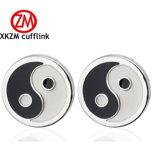 Formal Round gossip Cufflink for Mens Suits Buttons Geometric Wedding Cufflink French Grooms Shirt Brand Cuff Links