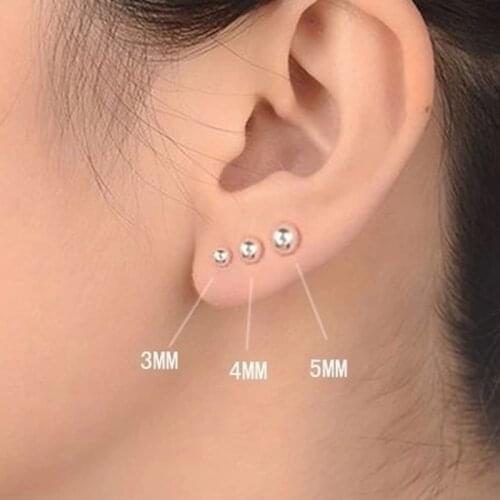 Cute Girls Tiny Stud Earrings For Women Fashion Korean Style Simple Stud Earings Brincos Female Jewelry Wedding Party Gift