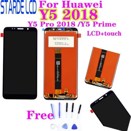 For Huawei Y5 2018 Lcd Display Touch Screen Digitizer Assembly Replacement For Huawei Y5 Pro 2018 /Y5 Prime 2018 Screen Display
