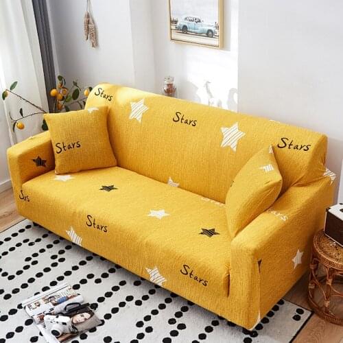 1pc Spandex Modern Sofa Cover Elastic Floral Polyester 1/2/3/4 Seater Couch Sofa Slipcover for Living Room Furniture Protector
