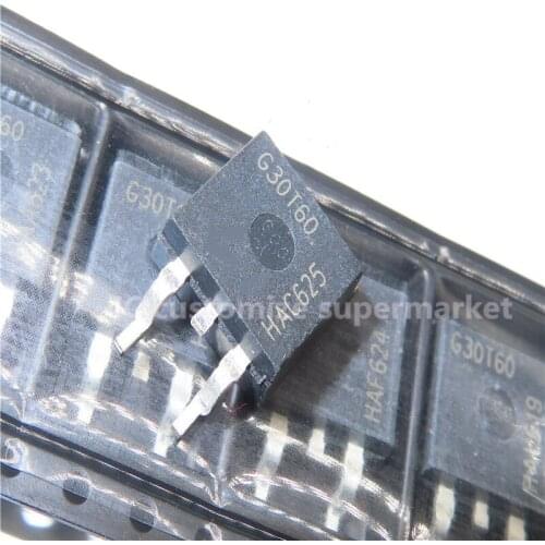 10PCS/LOT G30T60 IGB30N60T TO-263 600V 30A SMD Triode