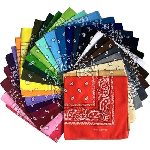 40 color scarf cotton alice band cashew nut flower amoeba square hip-hop magic headband mask headband