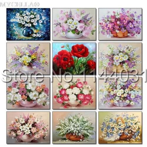 5D Diy Diamond Painting,Flower,Painting Rhinestones,Round,Full,Nature Diamond Embroidery,Needlework,Home Decoration Gift,Crafts
