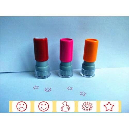 Auto Ink School Teacher Schoolhouse Kids Gift Stamp Cartoon Children Plastic photosensitive seal custom