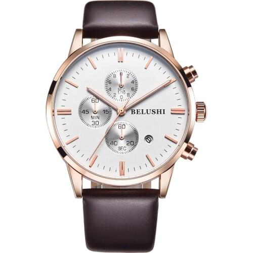 Hot Luxury Fashion 2021 New Multi-functional Mens Watch Explosion Calendar Waterproof Watch Fashion Casual Business Watch