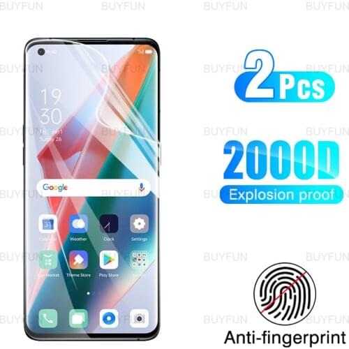 Screen Protector For Oppo Find X3 6.7 inch 2pcs front full cover hydrogel film for oppo find x3 Pro Neo Lite protective film