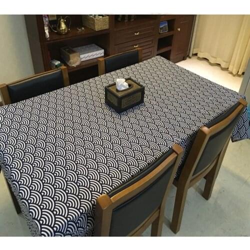 Cotton Linen Tablecloth Tea Table Cover Rectangular Wedding Dining Table cloth room decor aesthetic For Kitchen Nappe De Table