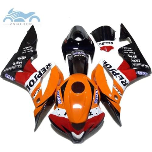 ABS fairing set 100% Injection molding for CBR 600 RR 2007 2008 road repsol fairings kit CBR 600RR 07 08 motorcycle parts+7Gifts