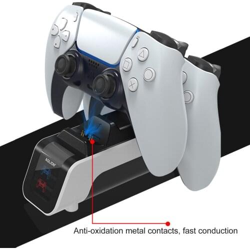 For Sony PS5 Fast Charging Controller Charger Type-C Powered Charging Dock For Playstation 5 Move Joystick Gamepad Controller