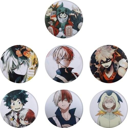 Creative My Hero Academia Brooch Badge New Emblem Fans Pin Gift Cosplay Button