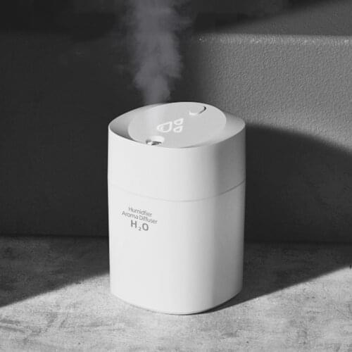 1PCS 220ML Mini Ultrasonic Air Humidifier Aroma Essential Oil Diffuser For Home Car USB Fogger Mist Maker with LED Night Lamp