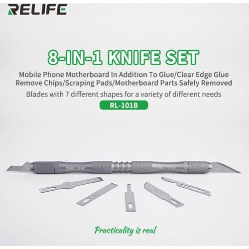 RELIFE RL-101B CPU knife set DIY Cutter Set Model Repairing Multipurpose Sculpture Scalpel Carving Knife