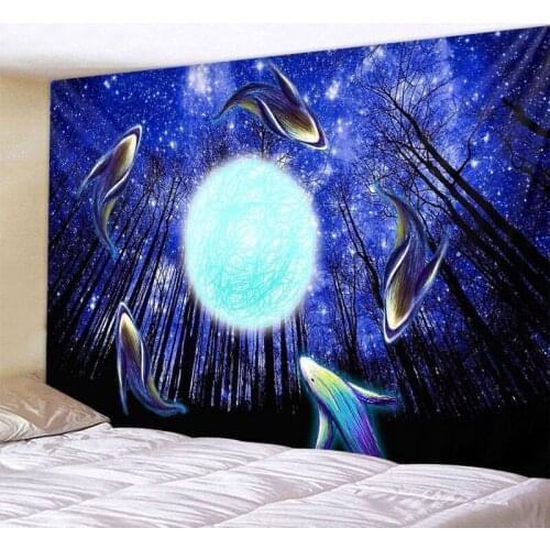 Wholesale 3D Beach Towel Forest Horse Beautiful Koi Landscape Wolf Head Printing Wall Carpet Yoga Mat Home Decor Tapestry