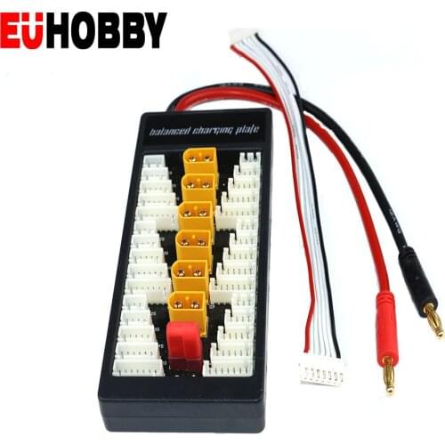 Multi 2S-6S Lipo Parallel Balanced Charging Board XT60 Plug For RC Battery Charger B6AC A6 720i Lithium Batteries Charger Part