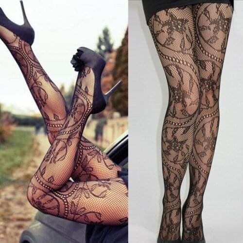 Sexy Hot Fashion Women Stay-Up Tights Fishnet Pattern Pantyhose Tights Ladies Summer